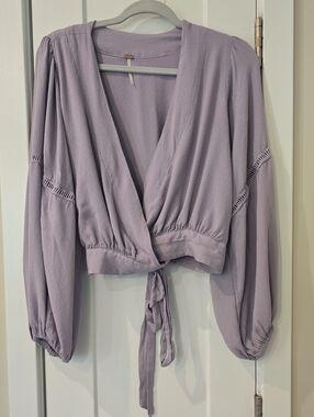Free People Dream Girl Wrap Top